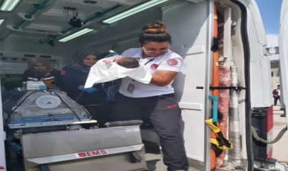 Vanda kalp hastası bebek için ambulans uçak havalandı