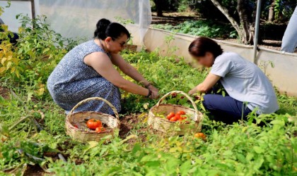 Adanada ruh sağlığı tedavisi görenler tarımla terapi oluyor