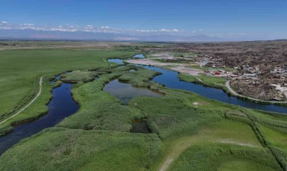 Ağrı Dağı Milli Parkının eşsiz doğal güzelliği havadan görüntülendi