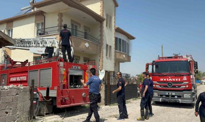 Aksarayda ikamet yangını paniğe neden oldu