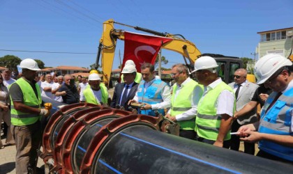 Balıkesir BŞB Başkanı Akın, Ayvalıkın su sorununu tarihe gömecek ilk adımı attı