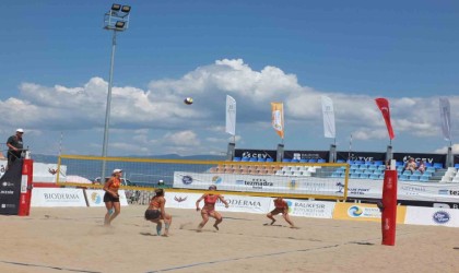 Balıkesirde Plaj Voleybolu başladı