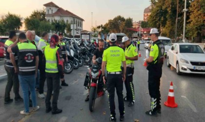 Bandırmada motosiklet sürücülerine ekipman kullanımının önemi hatırlatıldı