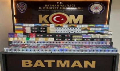 Batmanda çok sayıda gümrük kaçağı ürün ele geçirildi