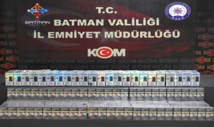 Batmanda gümrük kaçağı sigaralar ele geçirildi: 2 gözaltı