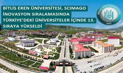 BEÜ, SCIMAGO İnovasyon sıralamasında 13üncü sıraya yükseldi