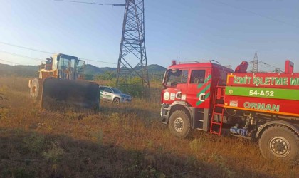 Bilecikteki orman yangını söndürüldü