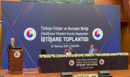 Çerkezköy Ticaret ve Sanayi Odası Yönetim Kurulu Başkanı Çetin, TOBBdaki toplantıda taleplerini dile getirdi