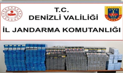 Denizlide 200 karton kaçak sigara ele geçirildi