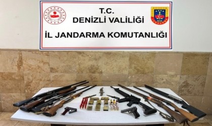 Denizlide silah kaçakçılığı operasyonu: 8 gözaltı