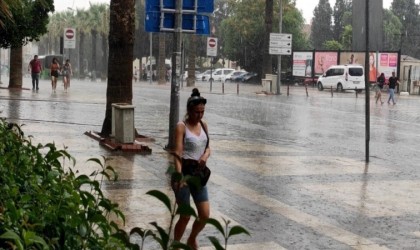 Denizliye kuvvetli yağış uyarısı