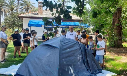 Doğa kampı ilk misafirlerini ağırladı