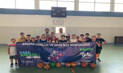 Ergenede yaz spor okulları başladı