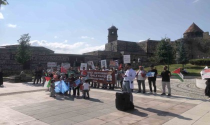 Erzurumda ABD kongresine alkışlı protesto