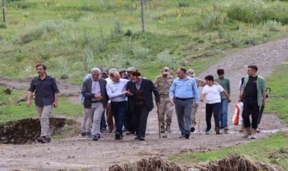 Erzurumda sel felaketinin yaraları sarılıyor