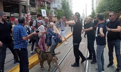 Hayvanseverler Sakat kalan çocuklar için neden ses çıkartmıyorsunuz? diyen adama saldırmaya kalktı