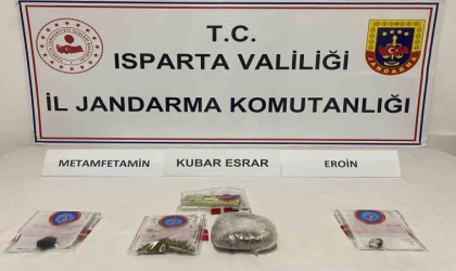 Ispartada araçta uyuşturucu ele geçirildi