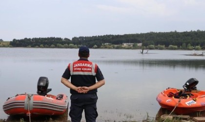 Jandarma ekipleri Gölparkta 24 saat görevde