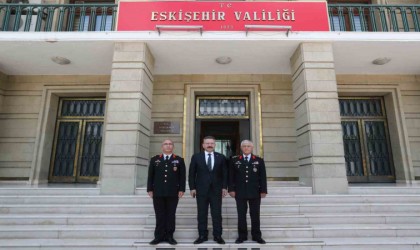 Jandarma Genel Komutanı Orgeneral Arif Çetin, Vali Aksoyu ziyaret etti