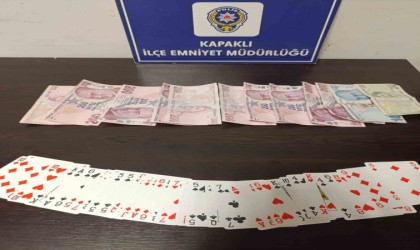 Kapaklıda kumar oynayan 9 kişiye 57 bin lira ceza