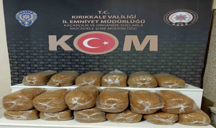 Kırıkkalede 99 kilogram kaçak tütün ele geçirildi: 1 gözaltı