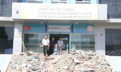 Kütahya Şehit Selim Cansız Anadolu İmam Hatip Lisesinde güçlendirme çalışması