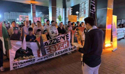 Muşta İsrailin saldırıları protesto edildi