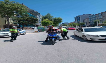 Niğdede 103 motosiklet trafikten men edildi