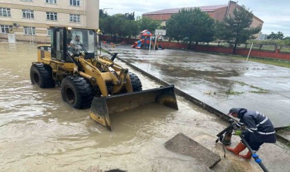 Orduda sağanak sonrası sel ve su baskınları