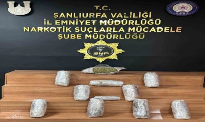 Şanlıurfada 18 kilogram skunk ele geçirildi: 2 gözaltı