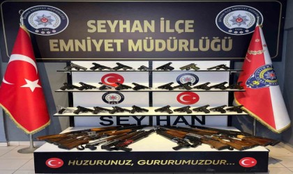 Seyhan polisi, 40 silah ele geçirirken 249 şüpheliyi yakaladı