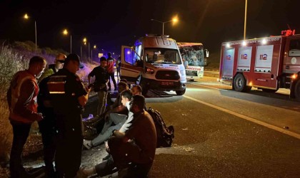 TEMin Bolu geçişinde 2 yolcu otobüsü çarpıştı: 15 yaralı