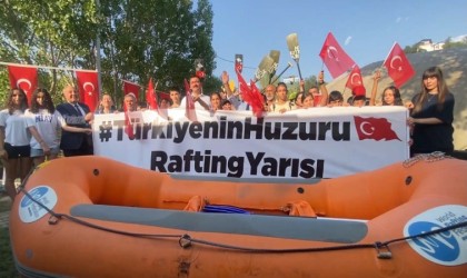 Tuncelide, Türkiyenin Huzuru Rafting Yarışmasının startı verildi