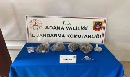 Adanada 2 kilo 700 gram esrar ele geçirildi