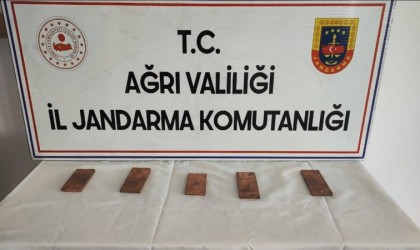 Ağrıda 5 kilogram kaçak altın ele geçirildi