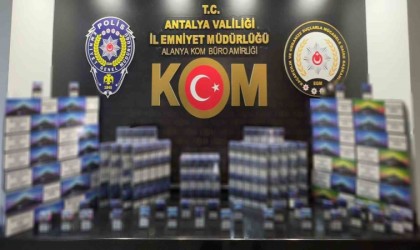 Antalyada kaçakçılık operasyonu