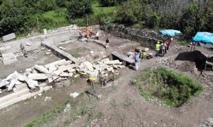 Antik kent kazısında bin 600 yıllık deprem kalıntıları ortaya çıktı