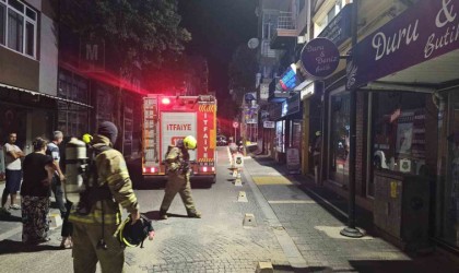 Bandırmada ocakta unutulan yemek yangına sebep oldu