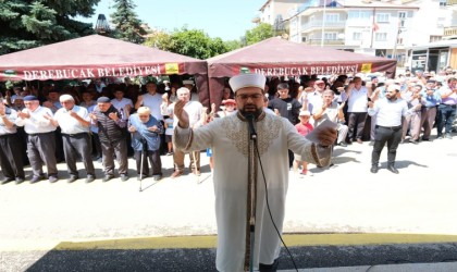 Derebucakta yağmur duası yapıldı