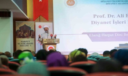 Diyanet İşleri Başkanı Erbaş: “Hadisin daha nitelikli bir şekilde öğretiminin yapılması çok önemli”