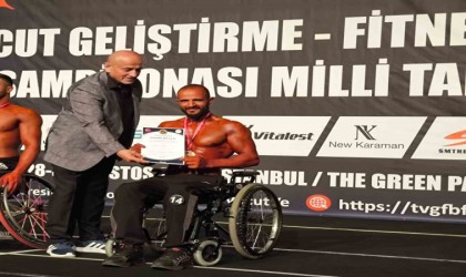 Halit Durak, Türkiye Vücut Geliştirme şampiyonu oldu