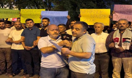 Haniye suikastı Adıyamanda protesto edildi