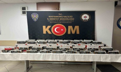 Kastamonuda 28 bin adet doldurulmuş makaron ele geçirildi