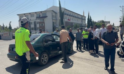 Kiliste motosiklet ile otomobil çarpıştı: 2 yaralı