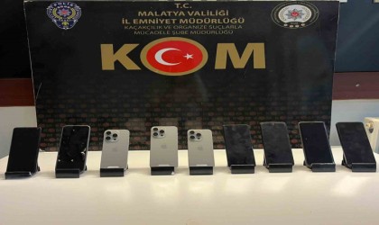 Malatyada kaçak telefon operasyonu