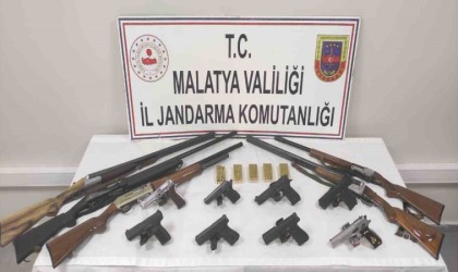 Malatyada ruhsatsız silah ticareti operasyonu: 6 şüpheli gözaltında