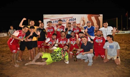 Manavgatta plaj futbolu coşkusu sona erdi