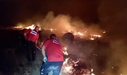 Niğdede Melendiz Dağında yangın