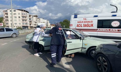 Orduda trafik kazası: 1 yaralı