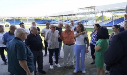 Ortaköy Er Meydanı 9. Yuntdağı Yağlı Pehlivan Güreşlerine hazırlanıyor